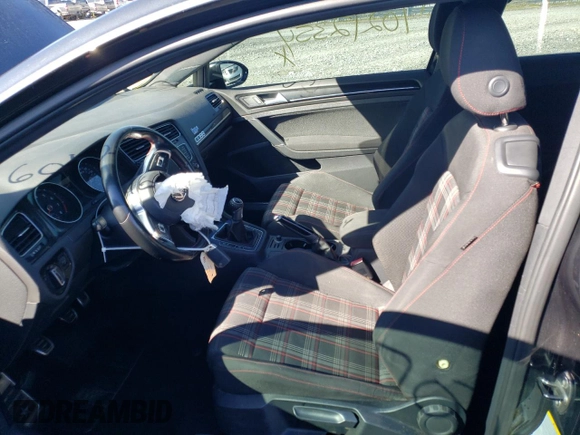 2015 Volkswagen Golf GTI S with VIN 3VWYT7AU5FM074585, listed as a Copart auction lot 70212354 with 60,162 mi miles and Salvage Title. Bid and sale history available at carsss.com. Image 7.