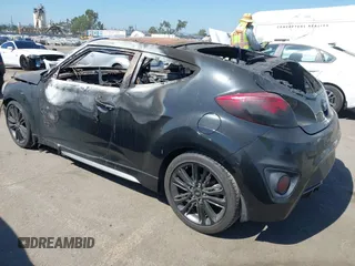 2016 Hyundai Veloster Turbo with VIN KMHTC6AE2GU291956, listed as a IAAI auction lot 40088117 with Not provided miles and . Bid and sale history available at DreamBid. Image 3.