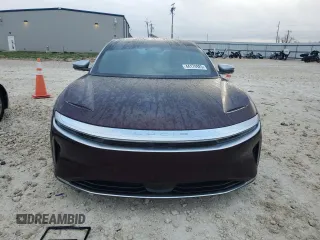 2023 Lucid Air Grand Touring with VIN 50EA1GBA4PA002253, listed as a Copart auction lot 44174925 with 9,760 mi miles and Clean Title. Bid and sale history available at carsss.com. Image 5.