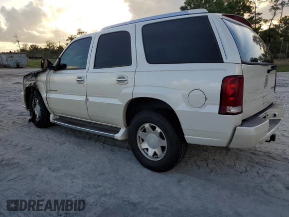 2003 Cadillac Escalade z VIN 1GYEC63T83R133508, wystawiony jako Copart lot #80091524 z przebiegiem Nie podano mil oraz Szkoda całkowita • Salvage title. Historia ofert i sprzedaży dostępna na DreamBid. Obrazek 2.
