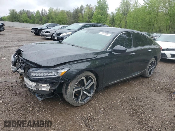 2019 Honda Accord Touring with VIN 1HGCV2F90KA801977, listed as a Copart auction lot 58150085 with 155,404 mi miles and Salvage title. Bid and sale history available at DreamBid. Image 1.