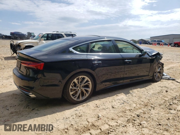 2021 Audi A5 Sportback Premium z VIN WAUABCF57MA062933, wystawiony jako Copart lot #58348515 z przebiegiem 36 777 mil mil oraz Szkoda całkowita • Salvage title. Historia ofert i sprzedaży dostępna na DreamBid. Obrazek 3.