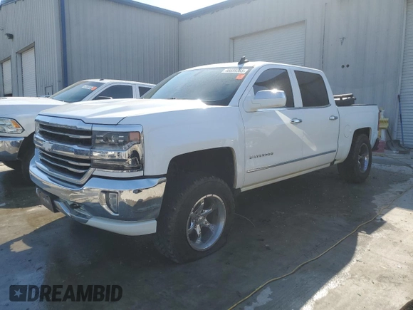 2018 Chevrolet Silverado 1500 LT with VIN 3GCPCREC0JG434297, listed as a Copart auction lot 46689365 with 88,437 mi miles and Salvage Title. Bid and sale history available at DreamBid. Image 1.