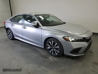 2022 Honda Civic Sedan EX with VIN 2HGFE1F73NH319953, listed as a Copart auction lot 53738885 with 47,996 mi miles and Clean Title. Bid and sale history available at carsss.com. Image 4.