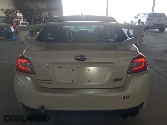 2018 Subaru WRX STI Launch with VIN JF1VA2W64J9811734, listed as a Copart auction lot 63633825 with 52,767 mi miles and Salvage title. Bid and sale history available at DreamBid. Image 6.