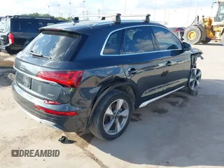 2023 Audi Q5 Premium Plus with VIN WA1BBAFY4P2112508, listed as a IAAI auction lot 40892423 with 24,492 mi miles and . Bid and sale history available at DreamBid. Image 4.