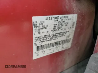 2011 Ford Explorer XLT with VIN 1FMHK7D80BGA42535, listed as a Copart auction lot 55138595 with 249,238 mi miles and Salvage title. Bid and sale history available at DreamBid. Image 12.