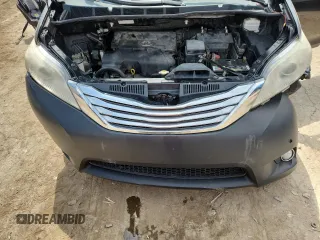 2011 Toyota Sienna XLE AAS with VIN 5TDYK3DC5BS081015, listed as a Copart auction lot 61096595 with 291,855 mi miles and Salvage title. Bid and sale history available at DreamBid. Image 12.