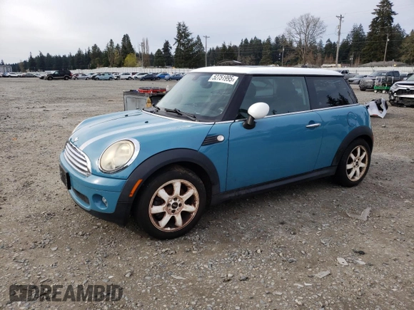 2008 MINI Hardtop with VIN WMWMF33538TT61691, listed as a Copart auction lot 52751995 with 47,790 mi miles and Clean Title. Bid and sale history available at DreamBid. Image 1.