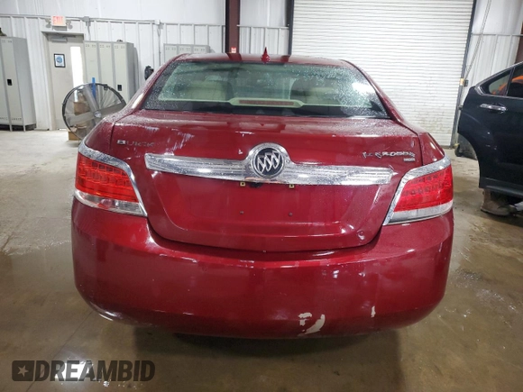 2011 Buick LaCrosse CXL with VIN 1G4GC5ED6BF189070, listed as a Copart auction lot 53822625 with 139,312 mi miles and Salvage Title. Bid and sale history available at carsss.com. Image 6.
