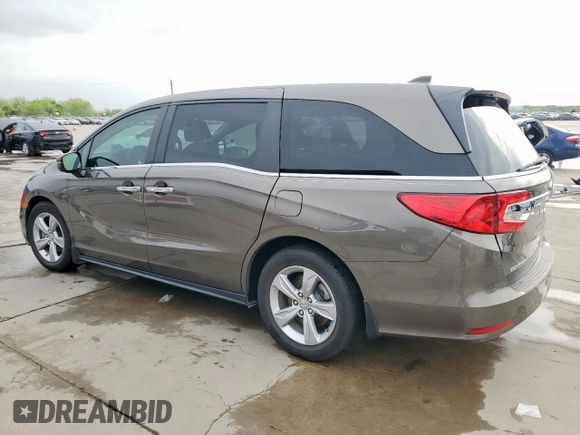 2019 Honda Odyssey EX-L with VIN 5FNRL6H72KB059123, listed as a Copart auction lot 51424205 with 73,412 mi miles and Salvage Title. Bid and sale history available at carsss.com. Image 2.