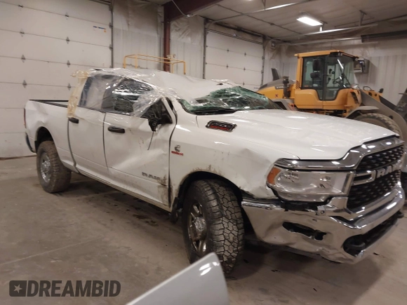 2022 Ram 2500 Big Horn with VIN 3C6UR5DL1NG336663, listed as a IAAI auction lot 41918481 with 53,536 mi miles and . Bid and sale history available at DreamBid. Image 1.