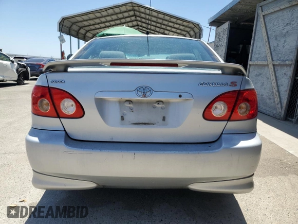 2005 Toyota Corolla CE with VIN 1NXBR30E25Z563171, listed as a Copart auction lot 60606715 with 205,219 mi miles and Salvage title. Bid and sale history available at DreamBid. Image 6.