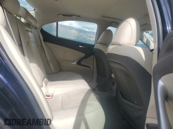 2010 Lexus IS 250 with VIN JTHCF5C27A5041511, listed as a Copart auction lot 57348775 with 125,096 mi miles and Salvage title. Bid and sale history available at DreamBid. Image 10.