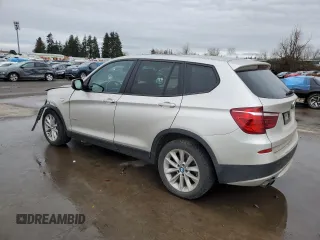 2013 BMW X3 xDrive28i with VIN 5UXWX9C51D0A10108, listed as a Copart auction lot 45719355 with 181,573 mi miles and Salvage Title. Bid and sale history available at carsss.com. Image 2.