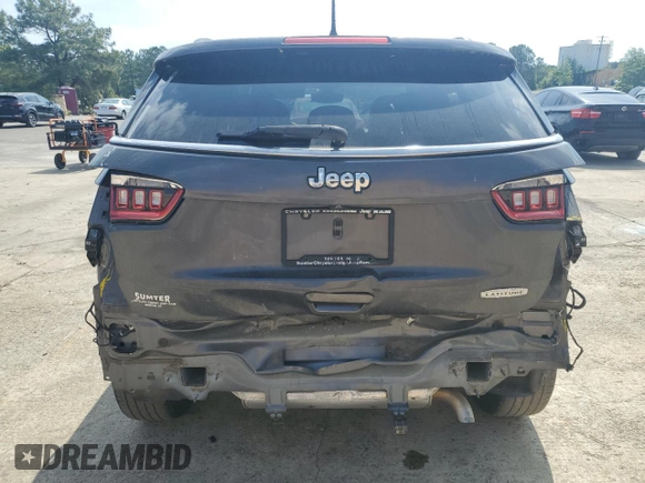 2020 Jeep Compass Latitude z VIN 3C4NJCBB2LT247031, wystawiony jako Copart lot #54294465 z przebiegiem 60 697 mil mil oraz Szkoda całkowita • Salvage title. Historia ofert i sprzedaży dostępna na DreamBid. Obrazek 6.