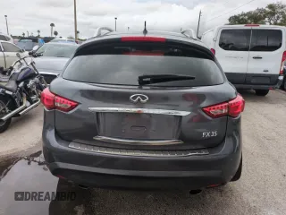 2012 Infiniti FX35 with VIN JN8AS1MU7CM120316, listed as a Copart auction lot 75073144 with 0 mi miles and Salvage Title. Bid and sale history available at carsss.com. Image 6.