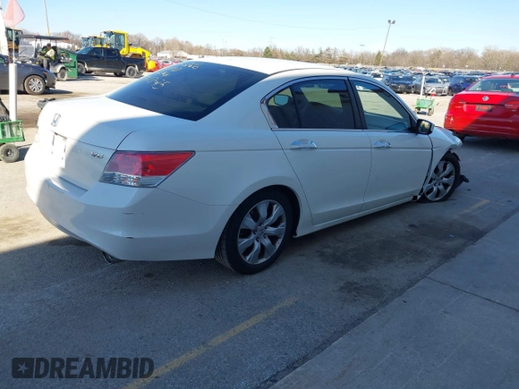 2010 Honda Accord Sdn EX-L with VIN 1HGCP3F86AA021164, listed as a IAAI auction lot 41822895 with 152,885 mi miles. Bid and sale history available at carsss.com. Image 4.