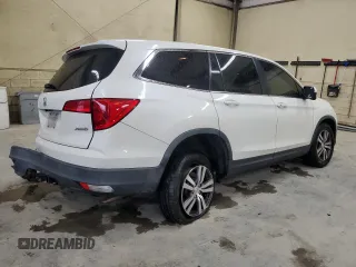 2018 Honda Pilot EX-L with VIN 5FNYF6H62JB043318, listed as a Copart auction lot 57853335 with 57,354 mi miles and Salvage title. Bid and sale history available at DreamBid. Image 3.