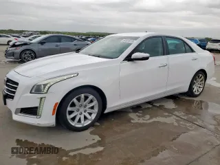 2015 Cadillac CTS RWD with VIN 1G6AP5SX1F0111465, listed as a Copart auction lot 50825015 with 184,956 mi miles and Clean title. Bid and sale history available at DreamBid. Image 1.