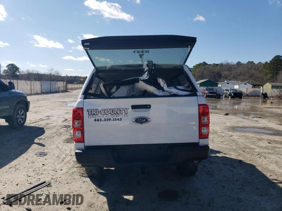 2020 Ford Ranger XL with VIN 1FTER1EH8LLA97967, listed as a Copart auction lot 45472375 with Not Provided miles and Salvage Title. Bid and sale history available at DreamBid. Image 6.