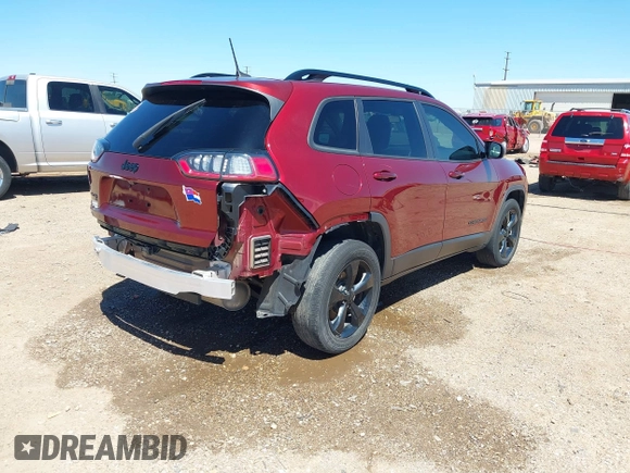 2019 Jeep Cherokee Latitude Plus with VIN 1C4PJMLB7KD384984, listed as a IAAI auction lot 42243845 with 60,914 mi miles and . Bid and sale history available at DreamBid. Image 4.