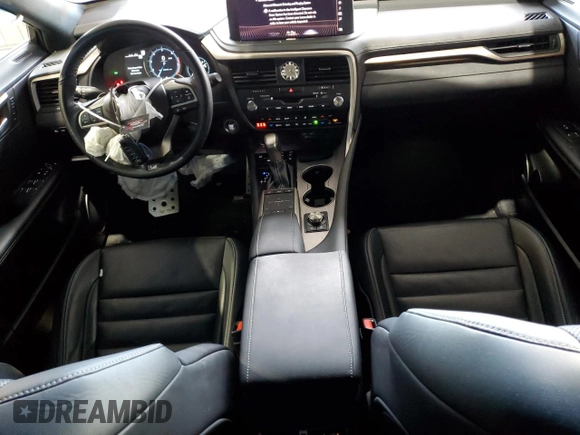 2020 Lexus RX 350 F Sport with VIN 2T2SZMDAXLC241997, listed as a Copart auction lot 82438164 with 58,576 mi miles and Salvage title. Bid and sale history available at DreamBid. Image 8.