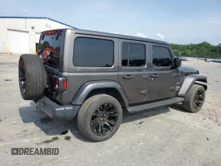 2018 Jeep Wrangler Unlimited Sahara z VIN 1C4HJXENXJW325069, wystawiony jako Copart lot #57405885 z przebiegiem 74 052 mil mil oraz Czysty tytuł • Clean title. Historia ofert i sprzedaży dostępna na DreamBid. Obrazek 3.