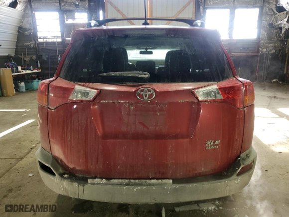 2015 Toyota RAV4 XLE with VIN JTMRFREVXFD123191, listed as a Copart auction lot 42177665 with 144,306 mi miles and Salvage Title. Bid and sale history available at carsss.com. Image 6.