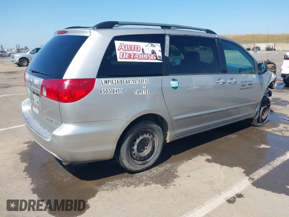 2006 Toyota Sienna CE z VIN 5TDZA23C26S421245, wystawiony jako IAAI lot #42217623 z przebiegiem 175 092 mil mil oraz . Historia ofert i sprzedaży dostępna na DreamBid. Obrazek 4.