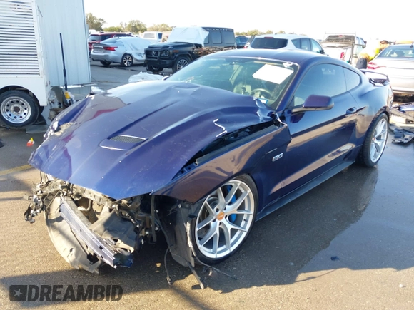 2019 Ford Mustang GT with VIN 1FA6P8CF7K5168301, listed as a IAAI auction lot 41778396 with 52,012 mi miles. Bid and sale history available at carsss.com. Image 20.