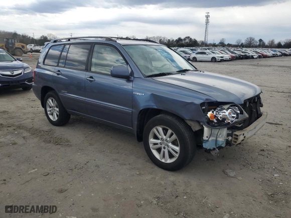 2006 Toyota Highlander Hybrid with VIN JTEEW21A860031234, listed as a Copart auction lot 50446005 with 245,816 mi miles and Clean Title. Bid and sale history available at carsss.com. Image 4.