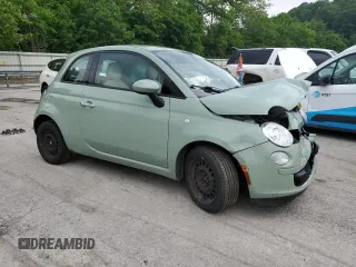 2015 FIAT 500 Pop with VIN 3C3CFFAR2FT501922, listed as a Copart auction lot 60263845 with 83,194 mi miles and Salvage title. Bid and sale history available at DreamBid. Image 4.