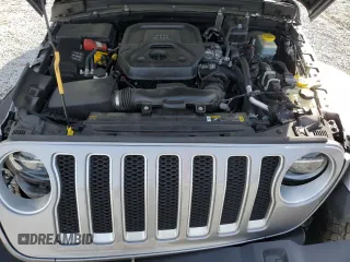 2021 Jeep Wrangler Unlimited Sahara Altitude with VIN 1C4HJXEN3MW691220, listed as a Copart auction lot 56334695 with 46,589 mi miles and Salvage title. Bid and sale history available at DreamBid. Image 12.