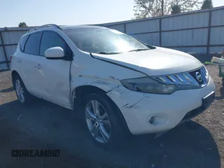 2009 Nissan Murano S with VIN JN8AZ18WX9W158028, listed as a IAAI auction lot 42121792 with 193,964 mi miles. Bid and sale history available at carsss.com. Image 1.