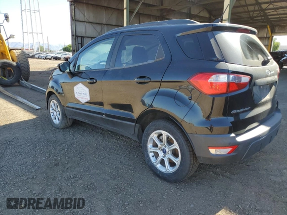 2019 Ford EcoSport SE with VIN MAJ3S2GE8KC286515, listed as a Copart auction lot 62008645 with 98,020 mi miles and Clean title. Bid and sale history available at DreamBid. Image 2.