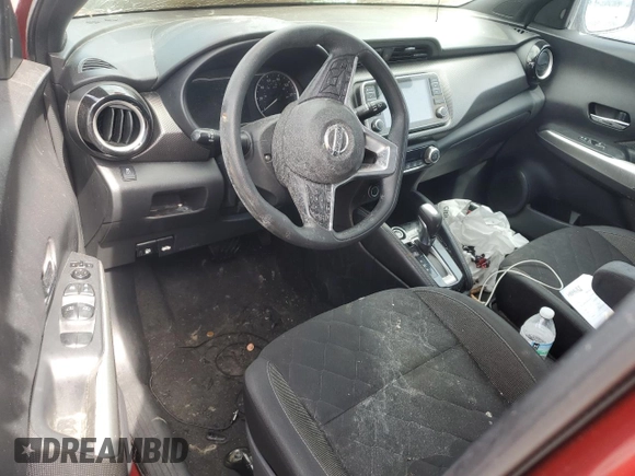 2019 Nissan Kicks S with VIN 3N1CP5CU9KL513129, listed as a Copart auction lot 55410445 with Not Provided miles and Non Repairable. Bid and sale history available at DreamBid. Image 8.