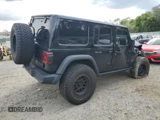 2020 Jeep Wrangler Unlimited Rubicon with VIN 1C4HJXFN2LW218258, listed as a Copart auction lot 55951655 with 64,588 mi miles and Non repairable. Bid and sale history available at DreamBid. Image 3.