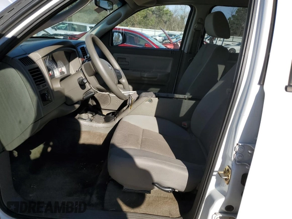 2005 Dodge Dakota SLT with VIN 1D7HE48K35S189245, listed as a Copart auction lot 86181604 with 209,727 mi miles and Clean Title. Bid and sale history available at DreamBid. Image 7.