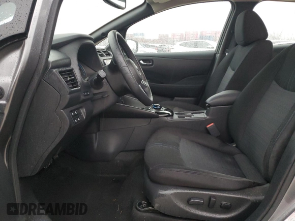 2022 Nissan LEAF SV Plus with VIN 1N4BZ1CVXNC556422, listed as a Copart auction lot 84870204 with 36,481 mi miles and Salvage Title. Bid and sale history available at DreamBid. Image 7.