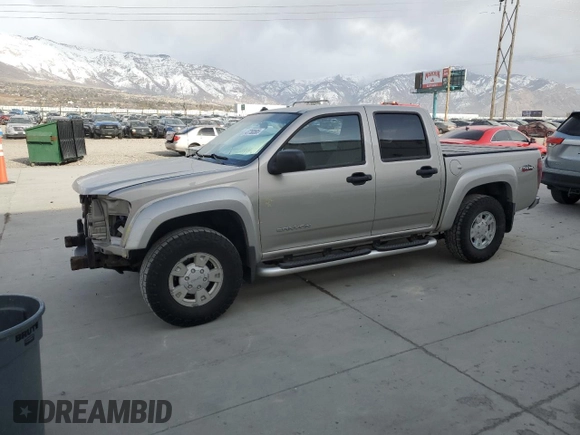 2004 GMC Canyon 1SB SLE Z85 with VIN 1GTDT136948181668, listed as a Copart auction lot 47780585 with 281,664 mi miles and Salvage Title. Bid and sale history available at carsss.com. Image 1.