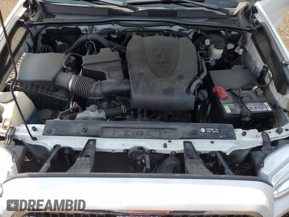 2017 Toyota Tacoma SR5 with VIN 3TMCZ5AN7HM105170, listed as a Copart auction lot 57628685 with 52,654 mi miles and Salvage title. Bid and sale history available at DreamBid. Image 12.