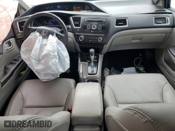2015 Honda Civic Sedan LX with VIN 19XFB2F54FE246102, listed as a Copart auction lot 50583465 with 107,235 mi miles and Salvage Title. Bid and sale history available at carsss.com. Image 8.