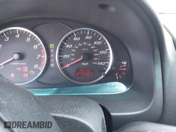 2008 Mazda 6 i Sport VE with VIN 1YVHP80C085M25427, listed as a IAAI auction lot 41991473 with 185,192 mi miles. Bid and sale history available at carsss.com. Image 7.