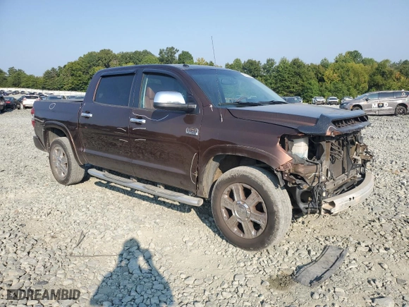 2015 Toyota Tundra 4WD Truck Platinum with VIN 5TFAY5F18FX422690, listed as a Copart auction lot 68996964 with NaN miles and Salvage Title. Bid and sale history available at carsss.com. Image 4.