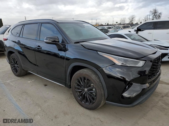 2023 Toyota Highlander L with VIN 5TDKDRAH5PS520675, listed as a Copart auction lot 47816885 with 15,397 mi miles and Salvage Title. Bid and sale history available at carsss.com. Image 4.