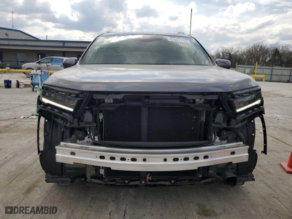 2024 Honda Pilot Touring with VIN 5FNYG1H71RB036980, listed as a Copart auction lot 47827115 with 5,646 mi miles and Salvage Title. Bid and sale history available at carsss.com. Image 5.