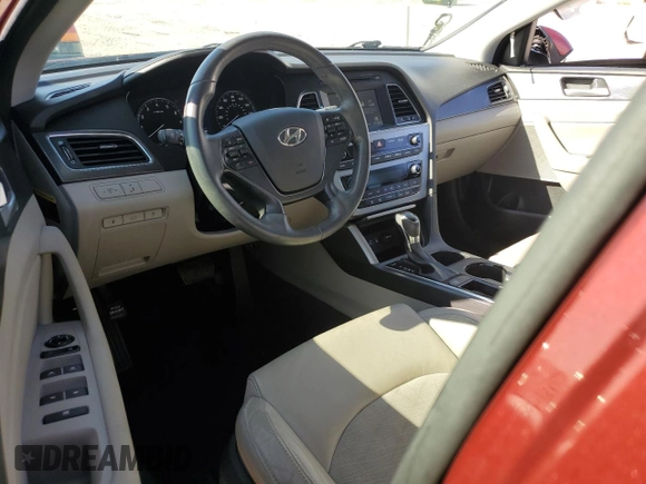 2016 Hyundai Sonata Sport with VIN 5NPE34AF8GH273594, listed as a Copart auction lot 46502205 with 32,719 mi miles and Salvage Title. Bid and sale history available at DreamBid. Image 8.
