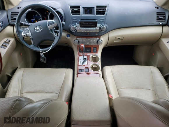 2012 Toyota Highlander Hybrid Limited with VIN JTEDC3EH3C2008011, listed as a Copart auction lot 51090135 with 129,748 mi miles and Salvage Title. Bid and sale history available at carsss.com. Image 8.