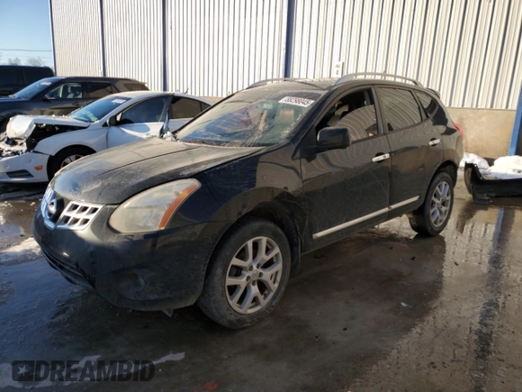 2013 Nissan Rogue SL with VIN JN8AS5MV3DW124756, listed as a Copart auction lot 88298045 with 209,772 mi miles and Salvage Title. Bid and sale history available at DreamBid. Image 1.